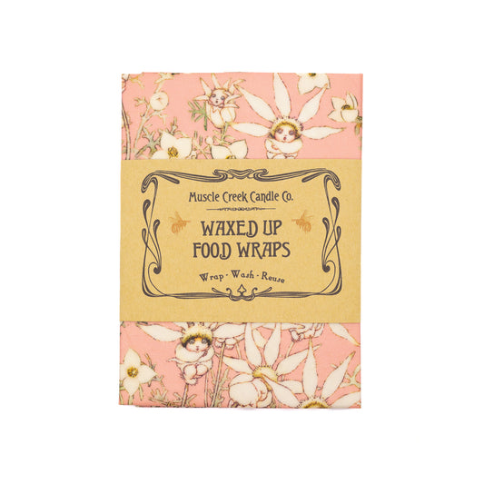 Beeswax Wraps - May Gibbs - Flannel Flowers (Individual)