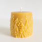 Bellflower Pillar Beeswax Candle