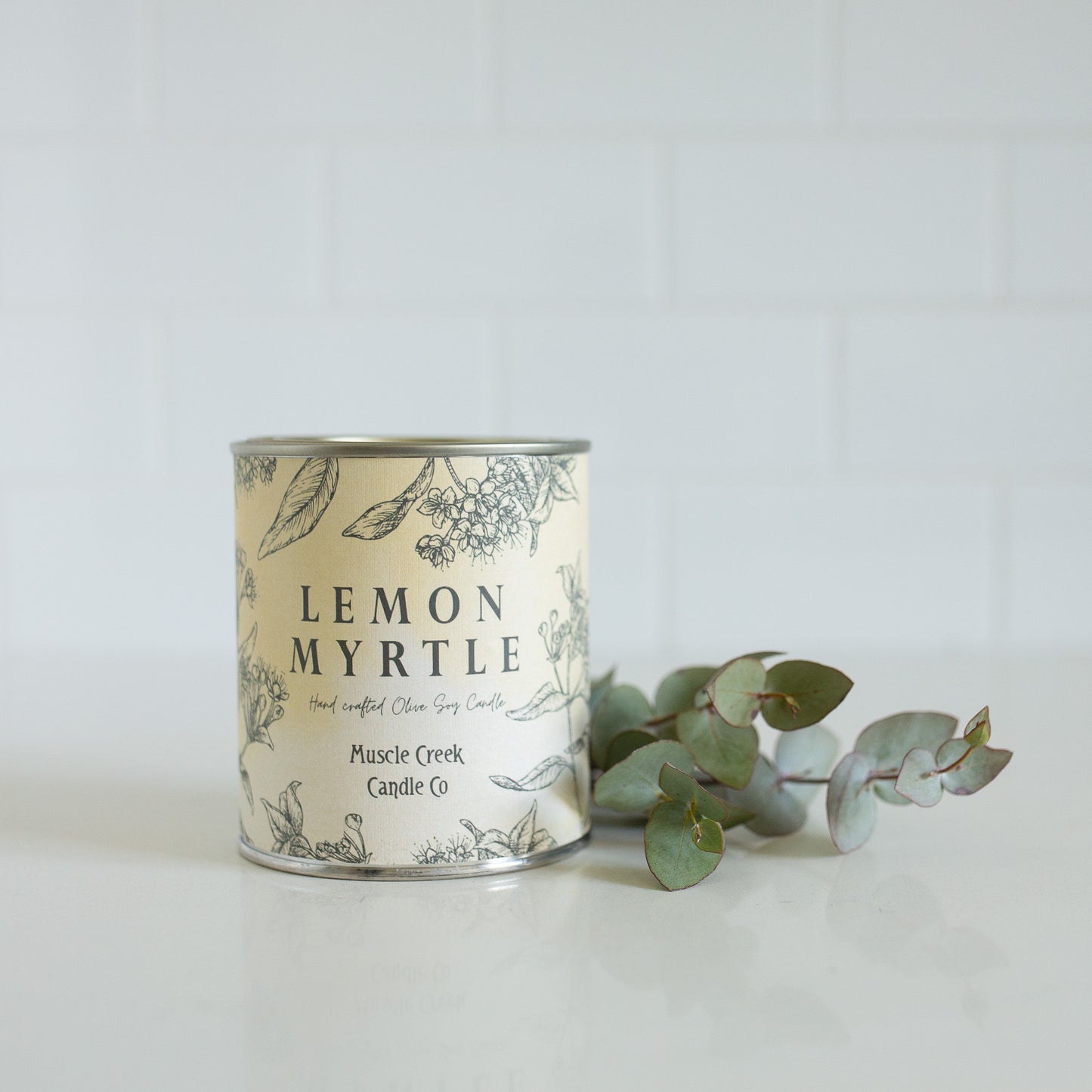 Lemon Myrtle Olive Soy Candle